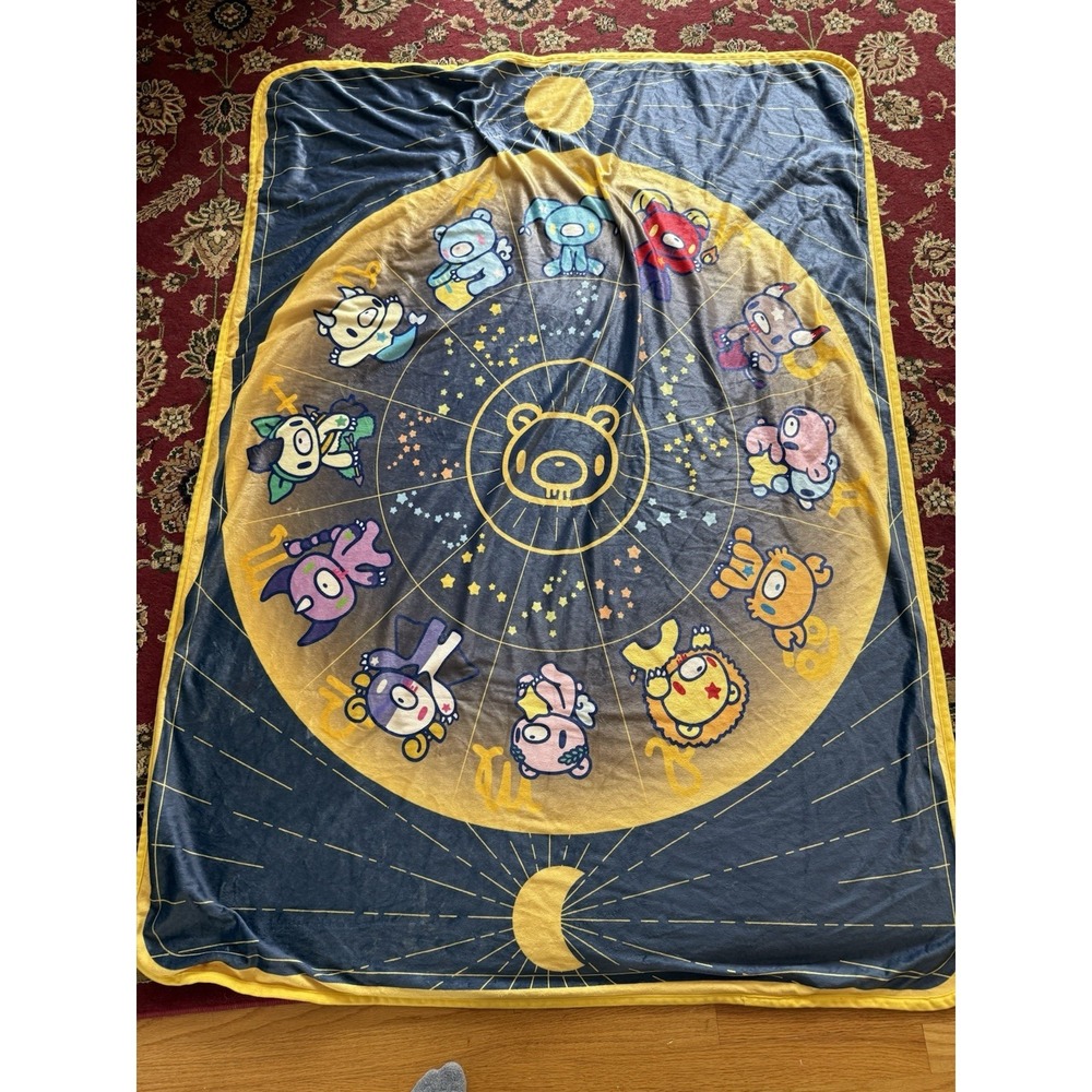Crunchyroll Gloomy The Naughty Grizzly Astrology Bears 45 x 60 Blanket (Lexi)